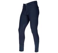 Covalliero Pantaloni da Equitazione Techno II, Abbigliamento da Equitazione, Blu Scuro, Taglia 44, Rinforzo Ginocchia, Poliammide, Uomo, Materiale Elasticizzato a 4 Vie