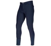 Covalliero Pantaloni da Equitazione Techno II, Abbigliamento da Equitazione, Blu Scuro, Taglia 50, Guarnizione, Poliammide, Uomo, Materiale Elasticizzato a 4 Vie