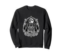 Coven of Nine Lives Gothic Black Cats Moon Design Felpa