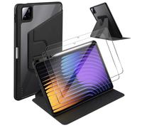 Cover+2 Pezzi Vetro Temperato Compatibili con Xiaomi Pad 8/Pad 8 Pro | Pad 7/Pad 7 Pro, Pellicola Protettiva Antigraffio Ultra 9H, Custodia Girevole a 360° con Portapenne [Anti-Scratch]