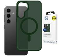Cover 3MK Smoke MagCase per Samsung Galaxy S25 Verde