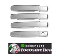 maniglie Set cover adesive in acciaio cromo per Nissan Qashqai+2 2007-2013.,