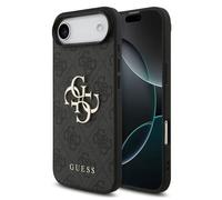 Cover 4G Metal Logo Guess per Apple iPhone Air, Nero - Nouvo