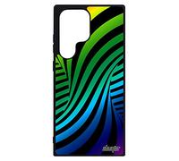 Cover a illusione ottica S23 Ultra Silicone Gay Pride Verde Custodia effetto Rigida Cover Multicolore Case Art Visual Metal per Samsung Galaxy