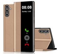 Cover A54 Clear View Cover Cover per Samsung Galaxy A54 Custodia a libro per Galaxy A54 Protezione Case Flip Folio Silicone Antiurto Sottile Morbida 360 Full Body Antiurto Cover 5G/6.4"