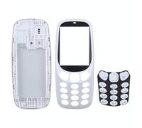 Cover alloggiamento assemblaggio completo con tastiera per Nokia 3310 (grigio)