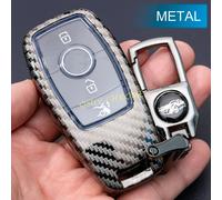 Cover Anello Portachiavi Carbon Look Per Chiave Smart Mercedes A B C E S G