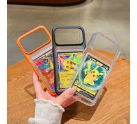Cover Antiurto con Porta Carte Collection POKEMON ONE PIECE IPhone 17 PRO MAX