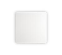 Applique Moderna Cover Alluminio Bianco Led 9,5W 3000K Quadr. D20