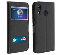 Cover Asus Zenfone Max M1 ZB555KL Custodia Doppio Finestra Silicone - Nero