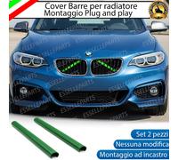 COVER BARRE RADIATORE BMW SERIE 2 F22 F23 AD INCASTRO VERDE PLUG AND PLAY