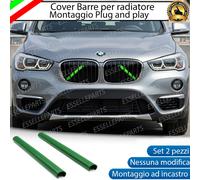 COVER BARRE RADIATORE BMW X1 F48 F49 AD INCASTRO VERDE PLUG AND PLAY