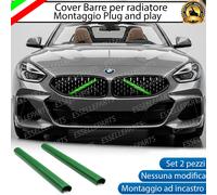 COVER BARRE RADIATORE BMW Z4 G29 AD INCASTRO VERDE PLUG AND PLAY