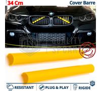 COVER Barre Radiatore per Bmw GIALLE 34CM Listelli Fasce Protezione Trasversali