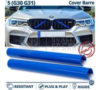 COVER Barre Radiatore per Bmw Serie 5 G30, G31 BLU Listelli AD INCASTRO Rigidi