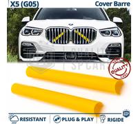 COVER Barre Radiatore per Bmw X5 G05 GIALLE Listelli Trasversali AD INCASTRO