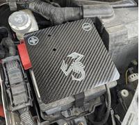 Cover batteria in VERO CARBONIO per Fiat 500/595/695 Abarth