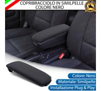 COVER BRACCIOLO COPRIBRACCIOLO COPERTURA IN SIMILPELLE ED ABS PER AUDI A4 B6 B7