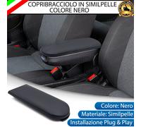 COVER BRACCIOLO COPRIBRACCIOLO COPERTURA IN SIMILPELLE PER SKODA FABIA MK1