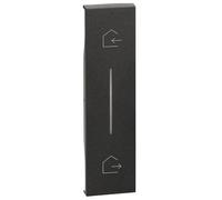 Cover illuminabile simbolo “Entra & Esci” Bticino living now COLORE NERO kG40