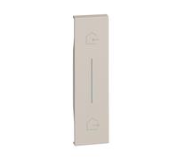 Cover illuminabile simbolo “Entra & Esci” Bticino living now COLORE SABBIA kM40