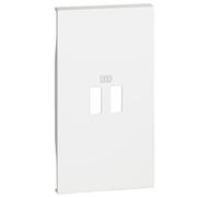 Cover Bticino Living Now per Caricatore USB 2 moduli Bianco KW12C