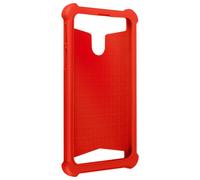 Cover Bumper Universale Smartphone da 4.3 a 4.7 Pollici in Silicone Gel Rosso