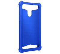 Cover Bumper Universale Smartphone da 5.3 a 5.5 Pollici in Silicone Gel Blu