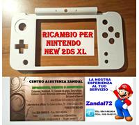 COVER CASE SCOCCA DI RICAMBIO PER NINTENDO NEW 2DS XL COLORE BIANCO 2DSXL SHELL