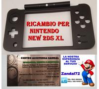 COVER CASE SCOCCA DI RICAMBIO PER NINTENDO NEW 2DS XL COLORE NERO 2DSXL SHELL