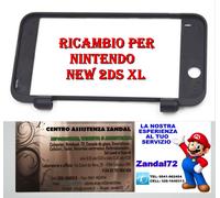 COVER CASE SCOCCA SUPERIORE RICAMBIO NINTENDO NEW 2DS XL COLORE NERO 2DSXL SHELL