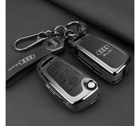 Cover Chiave Audi A1 A3 A4 A5 A6 Q3 Q5 Q7 Custodia Pelle e Lega