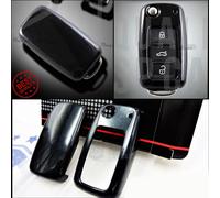 Cover CHIAVE auto Protettiva RIGIDA PER VW New Beetle guscio NERO Telecomando