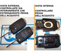 COVER CHIAVE GUSCIO PER TELECOMANDO VOLKSWAGEN SKODA SEAT VW GOLF TOURAN PASSAT