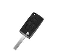 Cover Chiave per Peugeot 807 1007 Citroen C8 Fiat Ulysse 4 Pulsanti Lama con Scanalatura Modello senza Slot Batteria Telecomando Plip Phonillico®
