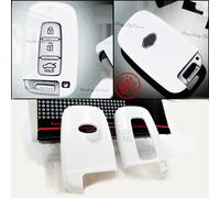 Cover Chiave Protettiva RIGIDA PER Hyundai Genesis Coupè guscio BIANCO Telecoman