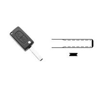 Cover Chiavi per Auto Peugeot Citroen HU83ARS2N 2 Bottoni Silca