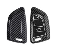 kwmobile Custodia Copri Chiave Compatibile con BMW con 3 tasti Smart Key - Cover Coprichiave Telecomando Auto in Plastica e Silicone - Effetto Carbonio