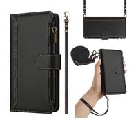 Cover Compatibile con itel City 200, Custodia per portafoglio con cerniera, Flip Libro Magnetica itel City 200