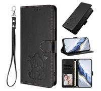 Cover compatibile con Nokia X10 5G, compatibile con Nokia X20 5G Slot per schede Custodia a portafoglio con cavalletto nero