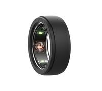 Cover compatibile con Oura Gen3/Galaxy Ring, protezione anello in silicone per accessori da allenamento, custodia elastica S per 6 7 8 9 (nero)