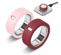 Cover compatibile con Oura Ring 4/Ring 4 Ceramic/Rin g Gen 3, in silicone antigraffio, elastico per risvegliare le dita, per donne e uomini (ros rosso vino, per 5/6/7/8/9/10)