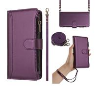 Cover Compatibile con Realme C100/C85, Custodia per portafoglio con cerniera, Flip Libro Magnetica Realme C100/C85