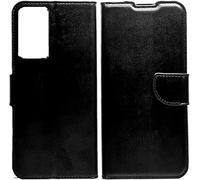 COVER Compatibile con REALME C53 RMX3760 RMX3762 / C51 RMX3830 / NOTE 50 RMX3834 Realme NARZO N53 RMX3761 Custodia STAND flip LIBRO magnetica GEL TPU ECO PELLE portafoglio taschini (Nero)