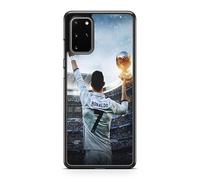 Cover compatibile con Samsung Galaxy S20 FE - Cristiano Ronaldo - Momento di Gloria - Sublimazione HD - Silicone Nero - Cover in Folie