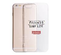 Cover Compatibile Con Tutti i Modelli iPhone - FRIENDS DON'T LIE - Trasparente UltraSottili AntiGraffio Antiurto Case Custodia (TRASPARENTE, X)