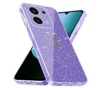 Cover Compatibile con Xiaomi Redmi 15C 4G/ 5G / Poco C85 EU Versione (Non per Global Versione), Glitter e Antimpronta Custodia, Antigraffio e Morbido Caso - Viola