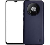 Cover compatibile con ZTE Blade A73 5G 7160N DISPLAY schermo lcd 6.52 Copertura back custodia Protezione Gel Silicone TPU Morbida flessibile Soft Slim Case matte (Blu notte)