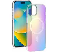 Cover compatibile ibrida con riflessi olografici per iPhone 15