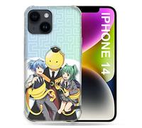 Cover compatibile MagSafe per Iphone 14 (6.1) Manga Assassination Classroom Kuro Trio